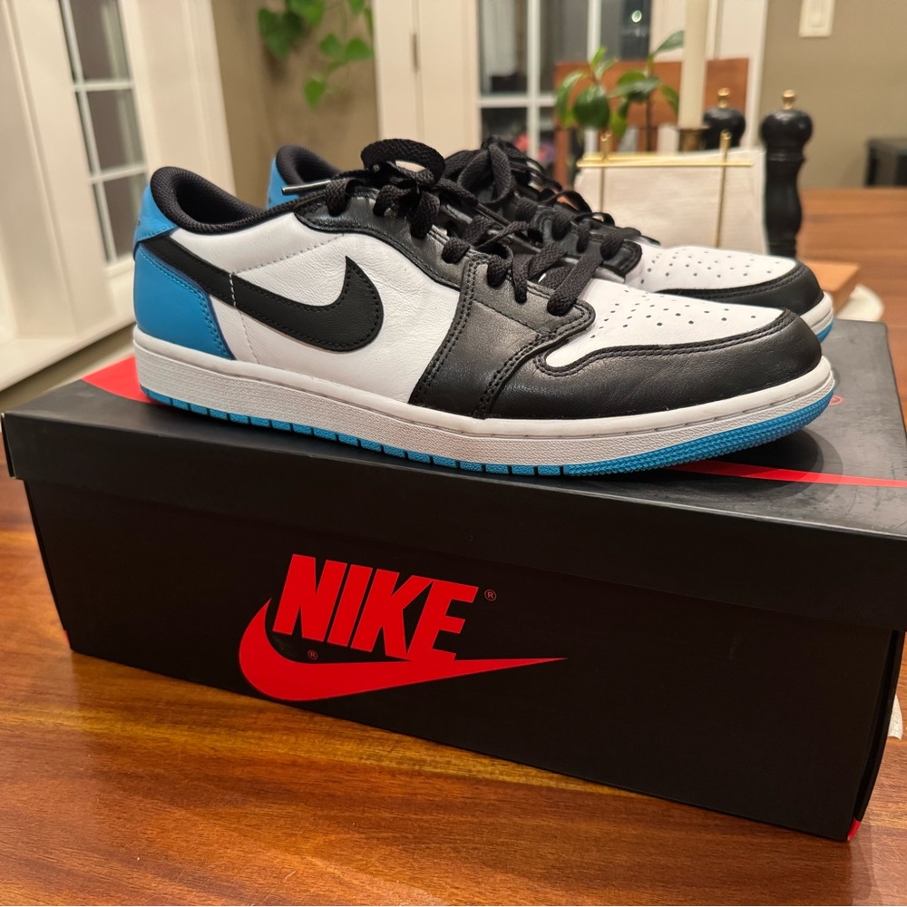 Nike Air Jordan I Retro Low OG in Black and Blue